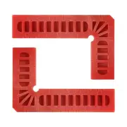 2pcs Positioning Squares Right Angle Clamps 80x50mm 90 Degree Corner Clamp, Red