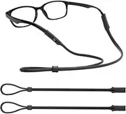 [A'ceisme] Glasses Strap, Adjustable Eyeglasses Strap Holder for Sports, Silicone Sunglasses Strap for Men Women Kids