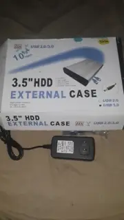 3.5" HDD Hard Drive Aluminum External Case SATA USB 3.0 NEW