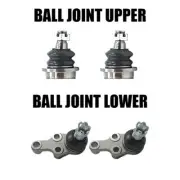 1Set 4 Pcs Ball Joint Upper , Lower For ISUZU ELF NKR 120 "RHD" (for: Isuzu)