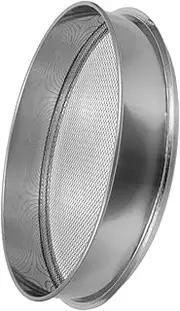 KITANDOVE Stainless Steel Round Mesh Sieve Durable Garden Sifter for Compost and Soil Easy to Clean Gardening Tool for Efficient Sifting of Rocks and Dirt
