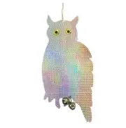 Whites Pest Control Outdoor Owl Reflector Scare birds hang from tree or post