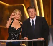 Presenters Felicity Huffman Alec Baldwin onstage at the TNT/TBS br- Old Photo 4