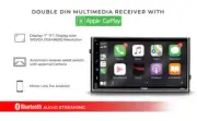 DS18 DDX7CP 7" Touchscreen Double 2 Din Receiver Stereo Bluetooth Apple CarPlay