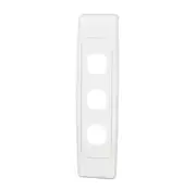 Clipsal 2033-WE - 3 Gang Architrave Grid & Surround White - 2000 Series