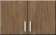 Top Placement, Chest, Drawer, Width 31.5 x Depth 16.5 x Height 19.7 inches (80 x 42 x 50 cm), Walnut 443599