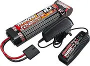 Traxxas Battery/Charger Completer Flat Pack with 2-amp fast charger and 8.4V NiMH battery