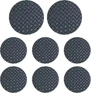 Treadmill Mat Pads Under Treadmill Mat - 8 x Hiking Machine Floor Pads, Anti-Vibration, Double-Sided Carpet Protection, Round Fitness Equipment Mat for Home Gym