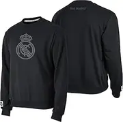 Icon Sports Officially Licensed Football Club Cotton Terry Monochromatic Crewneck Pullover Sweater – Mens Soccer Apparel