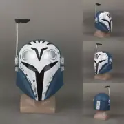 Movie Star Wars Mandalorian Bo-Katan PVC Helmet Wearable Cosplay Mask Prop Gift