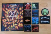 LOT 12 DETAH THRASH METAL PATCHES NEW AS IS CARNIFEX AUTOPSY MOTORHEAD SODOM