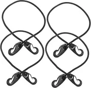 Kisangel 4pcs Kayak Hook Elastic Buckle Strap Portable Hook Strap Small Tie Down Strap Daily Use Tie Down Strap Kayak Buckle Strap Outdoor Camping Buckle Strap Multi-Function Hook Rope