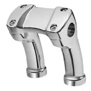 Chrome 4" Handlebar Riser 1" Bar Fit For Harley Dyna Softail Bad Boy Breakout