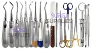 GERMAN 75 PC ORAL DENTAL SURGERY EXTRACTING ELEVATORS FORCEPS INSTRUMENT KIT SET