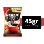 Nescafe Classic Coffee Powder Bag 45 g