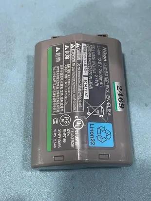 【千代】尼康EN-EL18a 原廠電池 電池信息已拍照