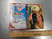 Brand New Vintage Ty Beanie Baby - Spangle the Bear - c.2000