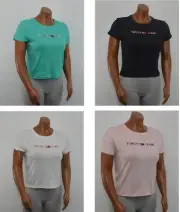 NWT Women's Tommy Hilfiger Short/Cropped Tee (T) Top Shirt M - 2XL