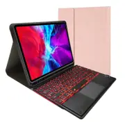 Bluetooth Keyboard Tablet Case For Ipad Pro 11 Detachable Touch Leather Holder Pen Slot Rose Gold