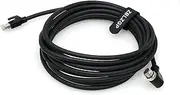 ZBLZGP M12 X Code 8pin Male Cable to M12 X-Code 8pin Male Female Molded Ethernet Cable High Flex Cat7e Industrial PVC for Cognex CKR-202-001 Camera (Elbow 8pin X-Code to RJ45, 50M/164FT)