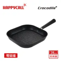 在飛比找momo購物網優惠-【韓國HAPPYCALL】石墨烯IH極致鈦不沾鍋方煎鍋28c