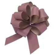 10pcs 5 Inch Large Pull Bow Gift Wrapping Big Pull Bows Ribbon Coffee