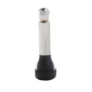 STEELMAN 96349 TR418C Snap-in Rubber Valve Stem/Chrome, Pack of 50