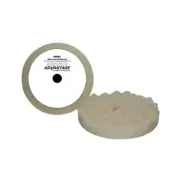 (2/PK) WHITE WAFFLE FOAM BUFFING FINISHING PAD 5091