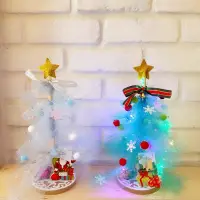 在飛比找蝦皮購物優惠-桌上型聖誕樹 小聖誕樹 DIY聖誕樹 發光聖誕樹 燈飾 聖誕