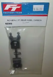 Team Associated FT RC10B74.1 Rear Hubs, Carbon #92302