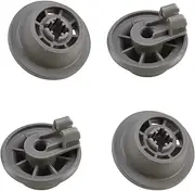 4X Dishwasher Lower Basket Wheels, Large Rack Roller Replacement for Bosch 611475 00611475 1559847 AH3477735 AH8727387 AP4339780 EA3477735 EA8727387 EAP8727387 PS8727387 37mm