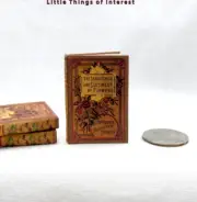 1:6 Scale The LANGUAGE Of FLOWERS Miniature Playscale Readable Miniature Book.
