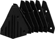 ibasenice 8 Pcs Plastic Speaker Corner Protectors Easy To Install Stage Speaker Edge Guards Right Angle Plastic Corner Guards For Amplifier Speaker