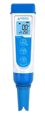 Apera Premium Series EC60 EC/TDS/Salinity Waterproof Conductivity Pocket Tester