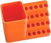 Walopola Hex Bit Organizer - Storage Case for Screwdriver Head,Hex Shank Bit Organizer, Screwdriver Head Storage for Repairman Carpenter Plumber Garage