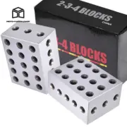 2-3-4 234 Blocks 23 Holes .0002" 1 Matched Pair Ultra Precision Machinist