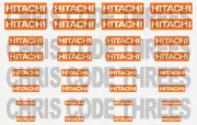 Code 3 Adhesive Vinyl Decals- Hitachi logos - 1/50 1/76 1/64