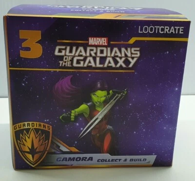 Guardians of the Galaxy Gamora collect and build figure Lootcrate NIB 2021