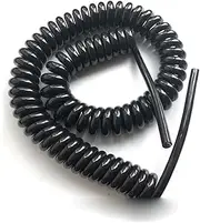 Coiled Extension Cord, 12 Cores Spiral Telescopic Cable 24AWG Shielded Spring Telescopic(20awg,Stretch 2 Meters)