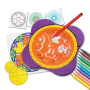 Quercetti Quercetti Spirogiro Mandala Spiral Art Drawing Toy Kids/Children 4-12y