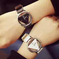 在飛比找露天拍賣優惠-哆啦市集 現貨 韓版原宿風exo手錶 三角形手錶 韓國潮流 