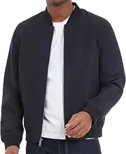 [Michael Kors] Men's Lightweight Bomber Jacket, Wind and Water Resistant