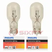 2 pc Philips Map Light Bulbs for Mazda B2300 B2500 B3000 B4000 2000-2010 qk (for: Mazda)
