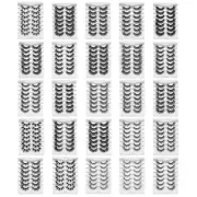 7Pair Eye Faux Mink Lashes Lashes Long Thick Natural False Eyelashes