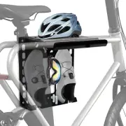 Bike Wall Mount Shelf with Hooks,Horizontal Bike Hangers for Garage, Bike Storag
