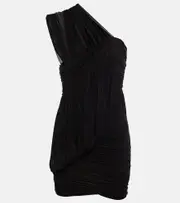 [Rick Owens] Rick Owens Edfu one-shoulder minidress AU 12 black