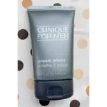 （二手）CLINIQUE FOR MEN CREAM SHAVE 倩碧男性專用 剃鬍乳 刮鬍乳