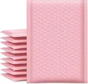UCGOU 6x10" Light Pink Bubble Mailers Padded Envelopes Shipping Bags 25pcs
