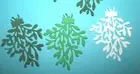 5 CHRISTMAS MISTLETOE cardstock paper die cut embellishments scrapbook /