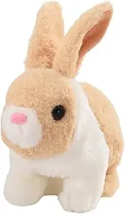 Interactive Bunny Toy | Shaking Ears Rabbit Table Ornament,Walking Bunny Plush Toy for Girls Boys Kids Children